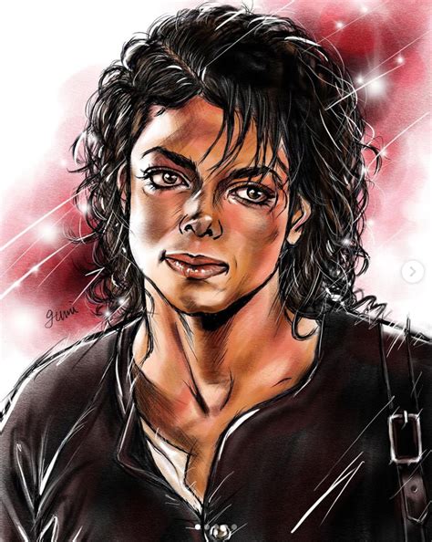 Michael Jackson Anime Drawing