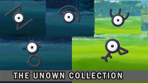 Pokemon go gen 2 Unown the many different forms catches! - YouTube