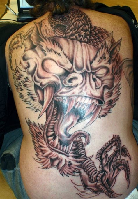 77 Graceful Dragon Tattoos For Back - Tattoo Designs – TattoosBag.com