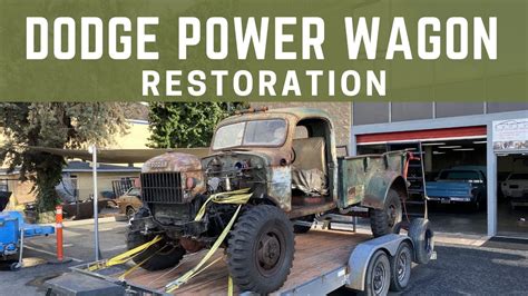 Resurrecting my 1951 Dodge Power Wagon - Restoration Part 8 - YouTube