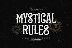 Mystical Rules - Mystic Font