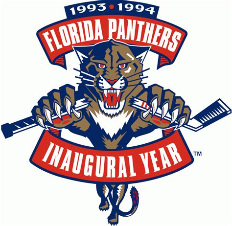 Florida Panthers Logo | Florida Panthers Anniversary Logo (1994 ...