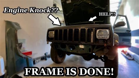 Jeep Cherokee XJ Frame is Now STRAIGHT Again!! - YouTube