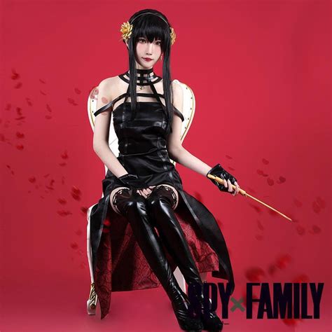 Anime Spy X Family Cosplay Costume Yor Forger Cosplay Hidden - Etsy