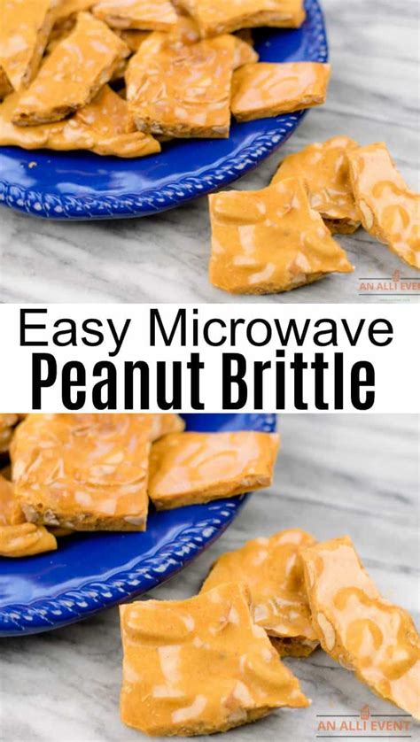 Microwave Peanut Brittle - An Alli Event