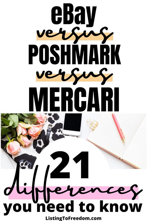 eBay vs. Poshmark vs. Mercari: The Ultimate Comparison For Sellers