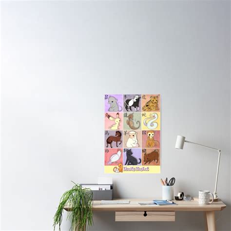 "Fruits Basket Zodiac" Poster for Sale by keshi | Redbubble