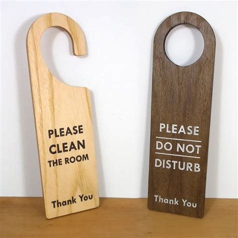 do not disturb signs | Door signage, Wooden doors, Door handle diy