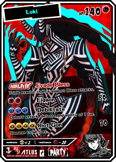 Loki - Persona 5 Card : r/Persona5