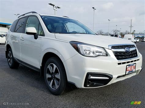 2017 Crystal White Pearl Subaru Forester 2.5i Premium #118385754 Photo ...