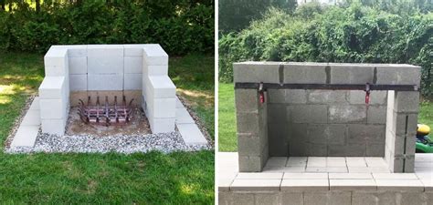 How to Build an Outdoor Fireplace With Cinder Blocks | 10 Steps