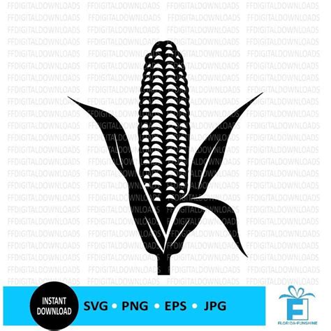 Corn SVG, Corn PNG, Corn Clipart, Corn Vector, Husked Corn Svg, Corn ...