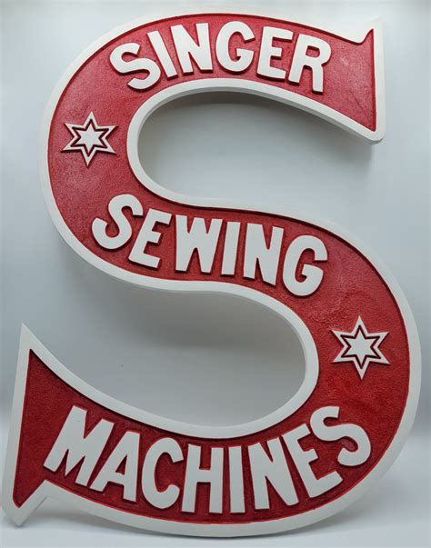 Vintage Singer Sewing Machine Logo Cut File - Etsy