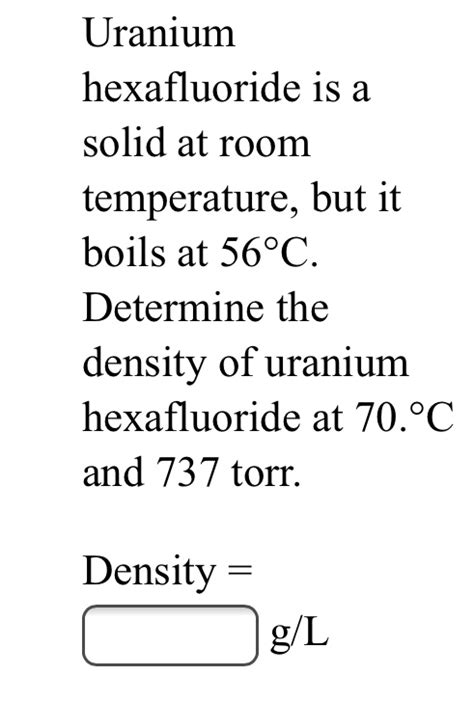 Uranium Hexafluoride