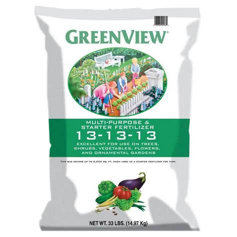 Lebanon Seaboard GreenView Multi-Purpose and Starter Fertilizer NPK 13 ...