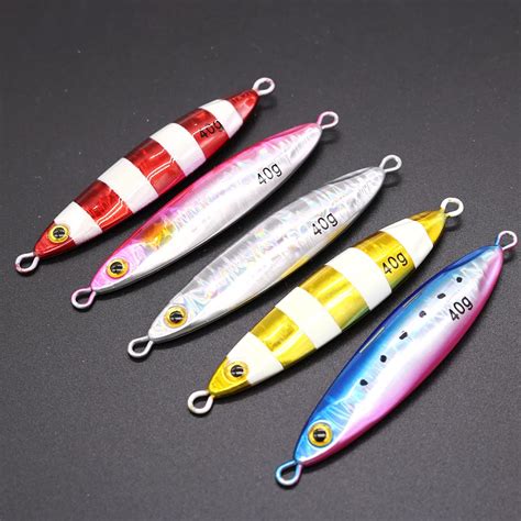 Castfun Slow Jig Shore Jigging Slow Blatt Cast WIDE Micro Jigging Lure Luminous Leurre Peche 1pc ...