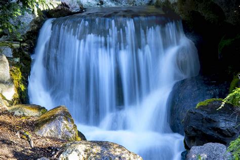 Waterfall at Dow Gardens, Midland Michigan Photograph by Pat Cook - Fine Art America