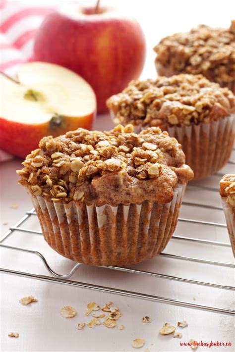 Apple Crumble Muffins - The Busy Baker