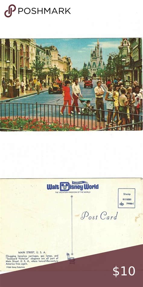 Vintage Walt Disney World Florida Postcard | Disney world florida ...