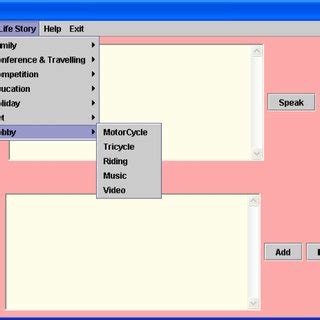 Menu-based Interface. The menu-based interface for accessing the... | Download Scientific Diagram