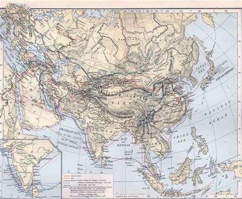 Other Medieval Maps - Medieval Commerce (Asia)