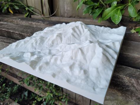 3D Printed Topographical Map - Etsy