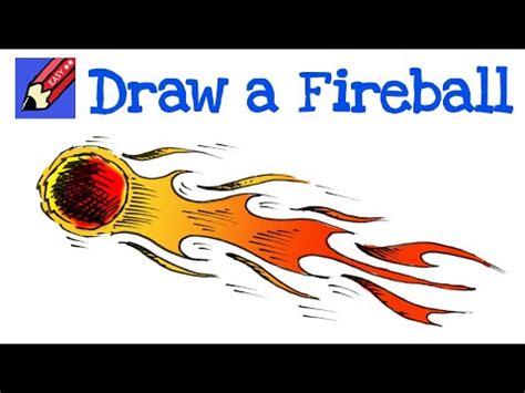 How to Draw a Fireball Real Easy | Shoo Rayner Children's Author & Illustrator