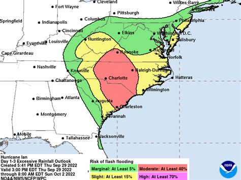 Hurricane Ian: Rain, storm forecast in Raleigh, Durham NC | Raleigh ...