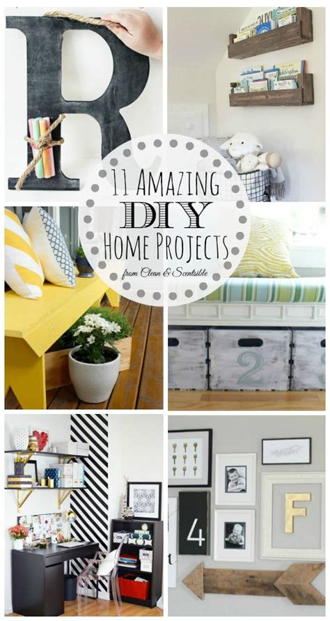 11 DIY Home Projects - Clean and Scentsible