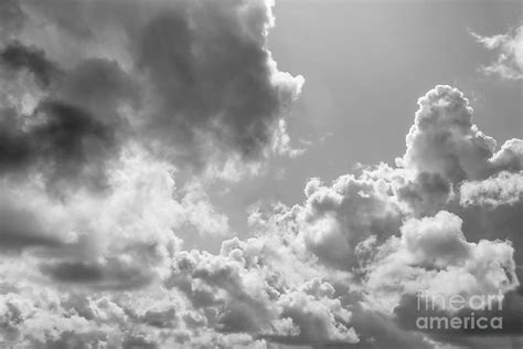 Clouds black and white background Photograph by Wdnet Studio - Fine Art ...