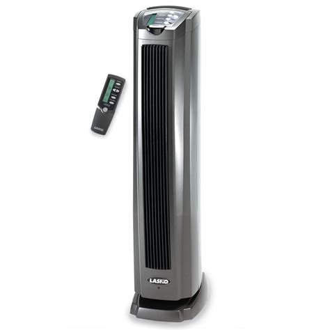 The Remote Control Oscillating Tower Heater - Hammacher Schlemmer