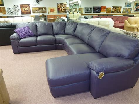 Best 15+ of Blue Leather Sectional Sofas