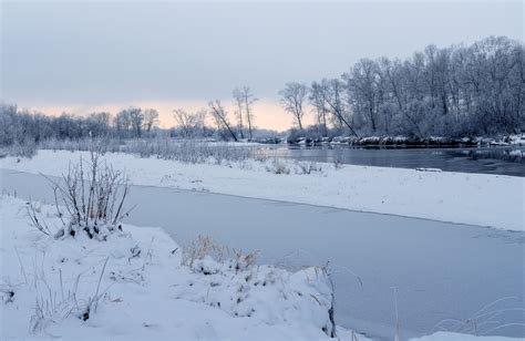 Winter River Free Stock Photo - Public Domain Pictures