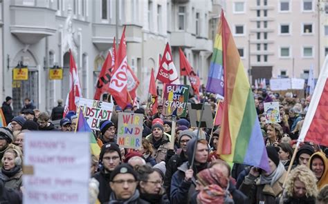 Over 5,000 demonstrate against 100 German far-right protesters | The ...