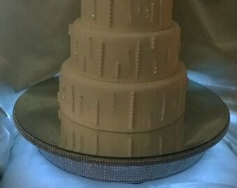 Crystal effect waterfall design wedding cake stand 7