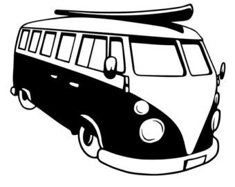 Vw Bus Silhouette at GetDrawings | Free download