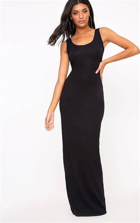 Simple black Maxi Dress | Dresses Images 2022