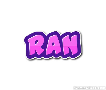 Ran Logo | Free Name Design Tool from Flaming Text