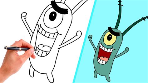 How To Draw Plankton From Spongebob Squarepants