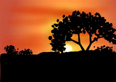 Download High Quality Nature clipart sunset Transparent PNG Images ...