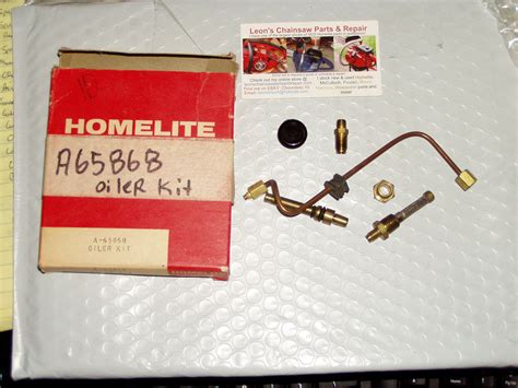 NOS Homelite Super XL, XL-500 Chainsaw Manual Oil Pump Kit A-65868