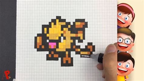 So zeichnen Sie Mankey Pixel Art | Pixelart123.de