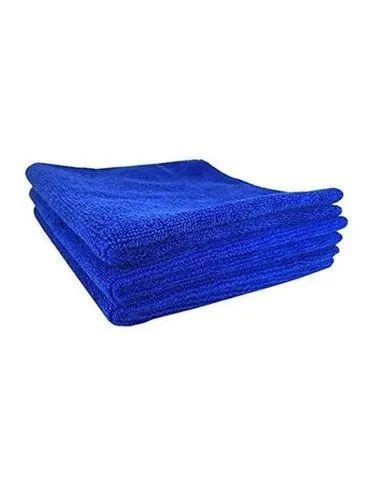 Blue Lint Free Cloth BLACKBIRD Microfiber 40 x 40 cm ( 400gsm), 40gm, Quantity Per Pack: 50 at ...