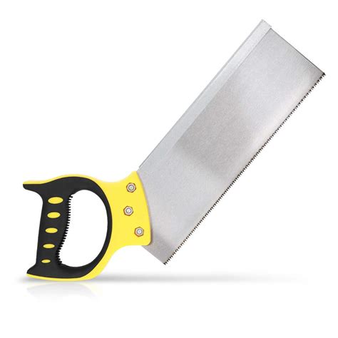 Buy Navaris Tenon Hand Saw - Fine Tooth Back Saw for Precision Woodwork and Carpentry - Backsaw ...