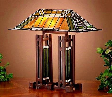 Frank Lloyd Wright Mission Style Table Lamp | Tiffany style floor lamps ...