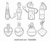 Bottle Of Potion sketch template