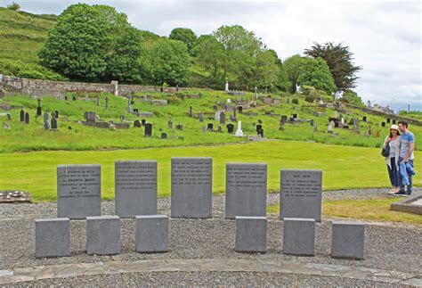 The Irish Famine memorial at Abbeystrewery in County Cork