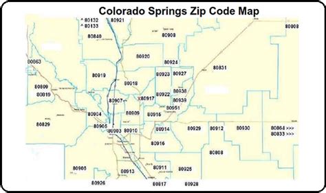 Colorado Springs Zip Code Map – Map Of The World