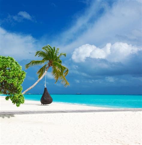 Premium Photo | Maldives beach resort panoramic landscape Summer vacation travel holiday ...