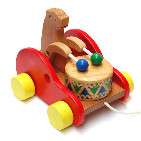 Aliexpress.com : Buy Safe Baby Kid Toy Cubs Beat Drums Toy Early Learning Creative Wooden ...